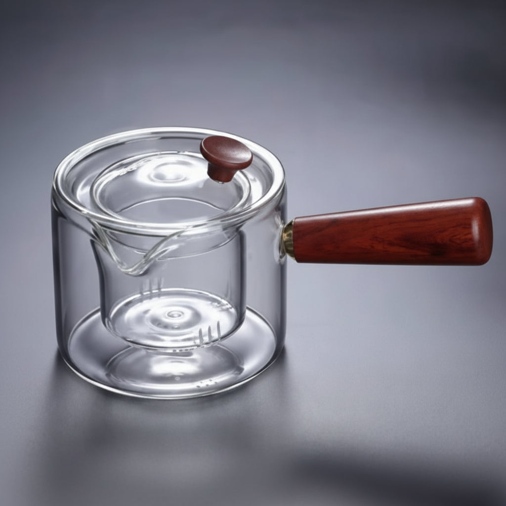 THÉIÈRE EN VERRE INDIVIDUELLE