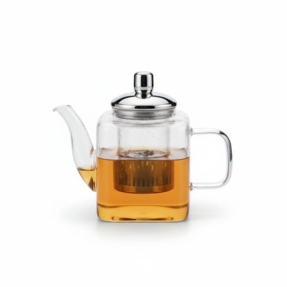 THÉIÈRE TRANSPARENTE AVEC FILTRE SPÉCIAL