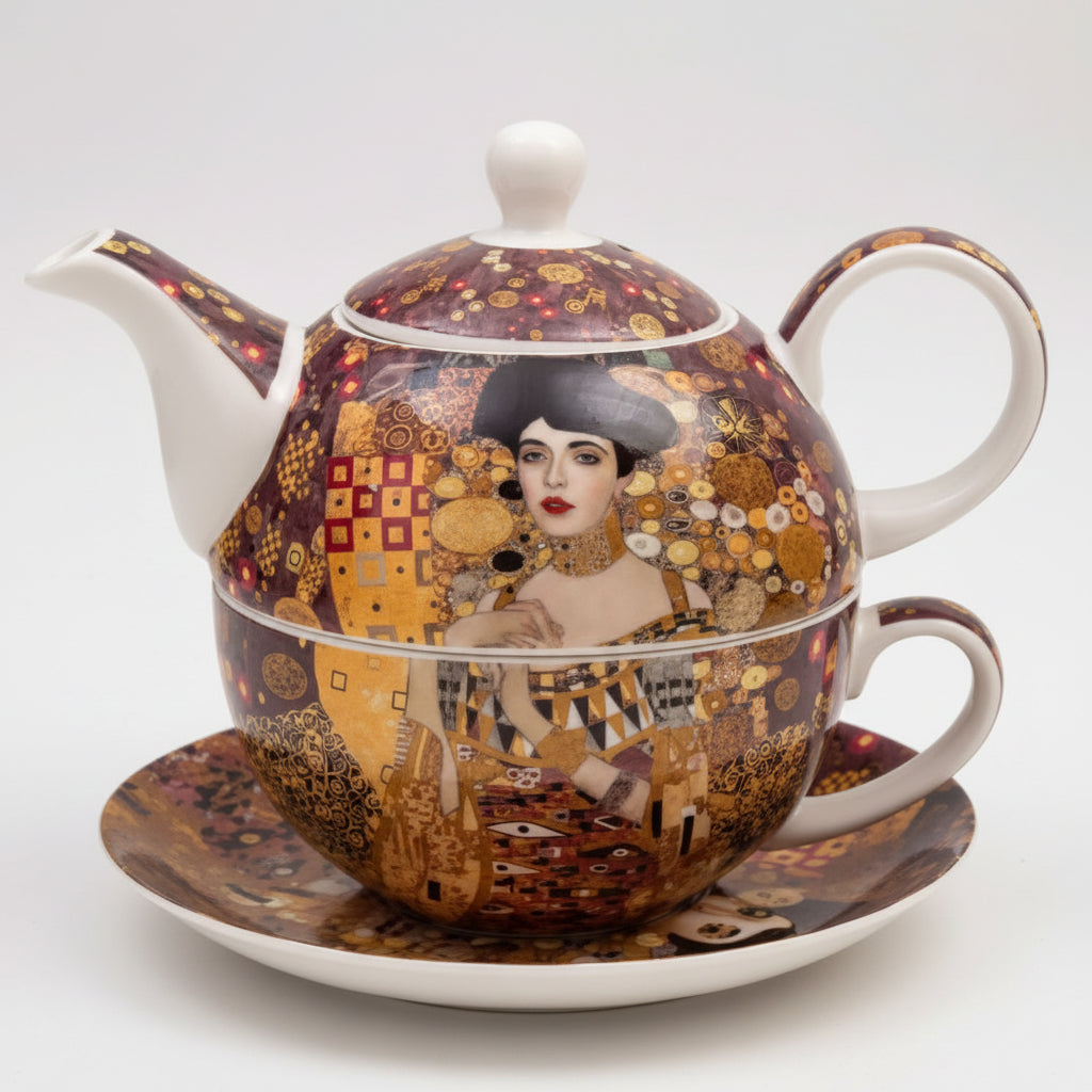 THÉIÈRE ÉGOÏSTE AVEC TASSE INTÉGRÉ (VENISE)