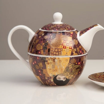 THÉIÈRE ÉGOÏSTE AVEC TASSE INTÉGRÉ (VENISE)