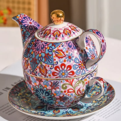 THÉIÈRE SOLITAIRE MULTICOLORE