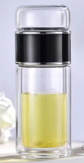 THÉIÈRE NOMADE EN VERRE DOUBLE PAROI