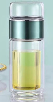 THÉIÈRE NOMADE EN VERRE DOUBLE PAROI