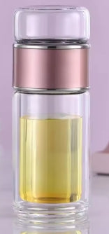 THÉIÈRE NOMADE EN VERRE DOUBLE PAROI