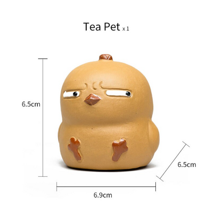Mascotte de Thé Grue Longue Vie en Zisha
