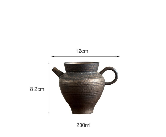 Théières en verre 200ml oxidé