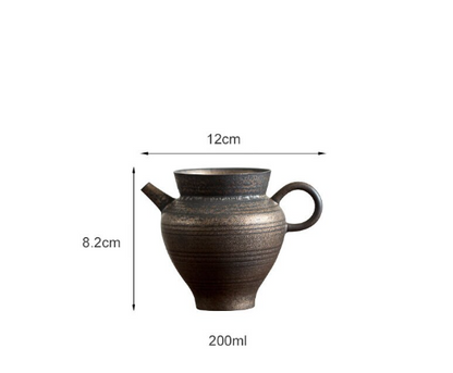 Théières en verre 200ml oxidé