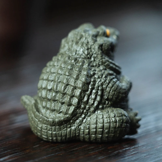 Mascotte de Thé Bouddha Rieur en Zisha