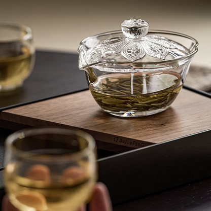Gaiwan 150ml verre décoré