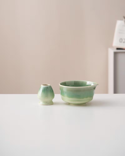Set Matcha 450ml Moucheté Rustique Cérémoniel