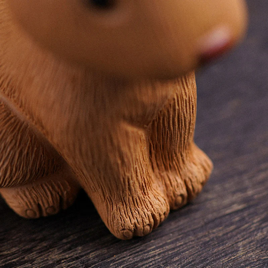 Mascotte de Thé Marmotte en Argile