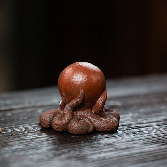 Mascotte de Thé Cerf en Argile
