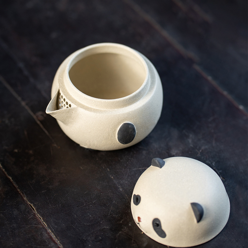 Théières en argile 200ml design panda