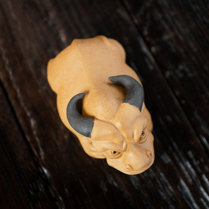 Mascotte de Thé Bouddha Bambou en Argile