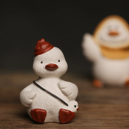 Mascotte de Thé Coq en Zisha