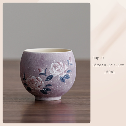 Tasse à thé céramique Peinte Main