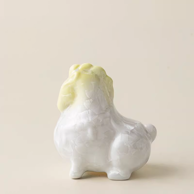 Mascottes de thé cristaline cheval pastel