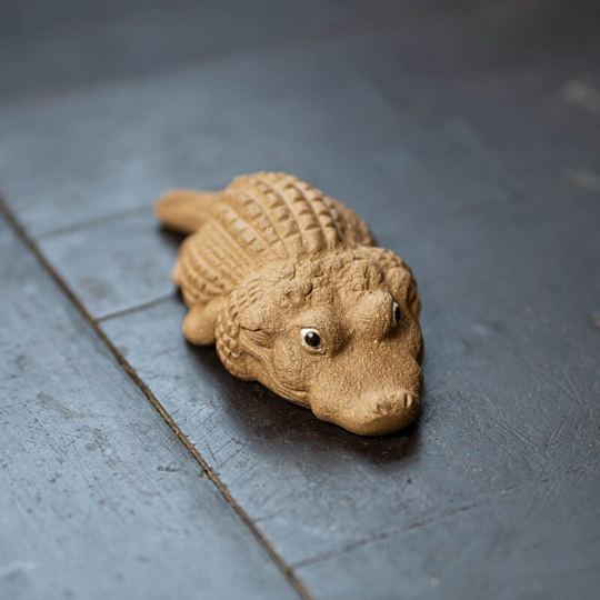 Mascotte de Thé Chien en Argile