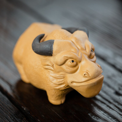 Mascotte de Thé Bouddha Bambou en Argile