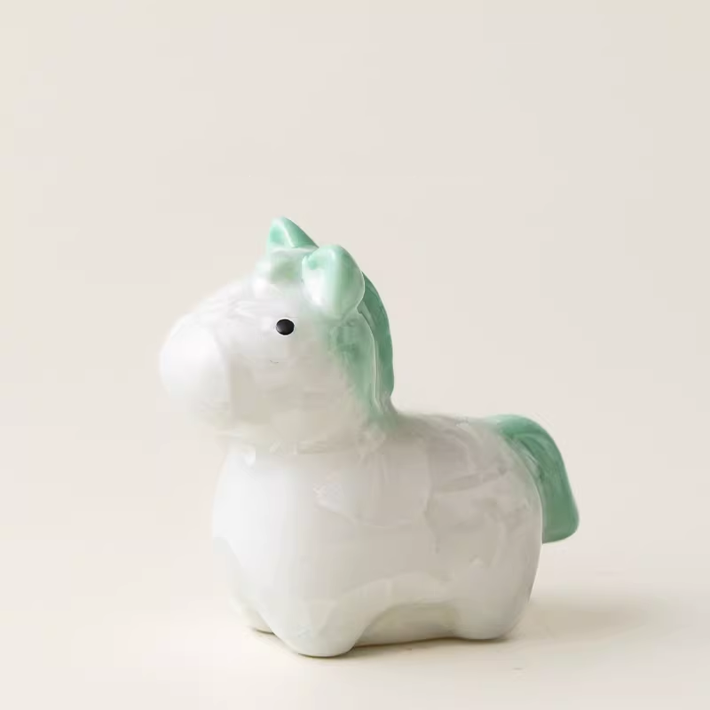 Mascottes de thé cristaline  cheval