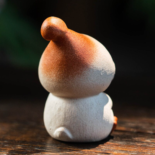 Mascotte de Thé Cochon en Céramique