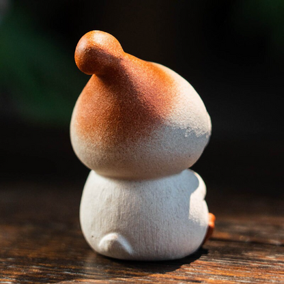 Mascotte de Thé Cochon en Céramique
