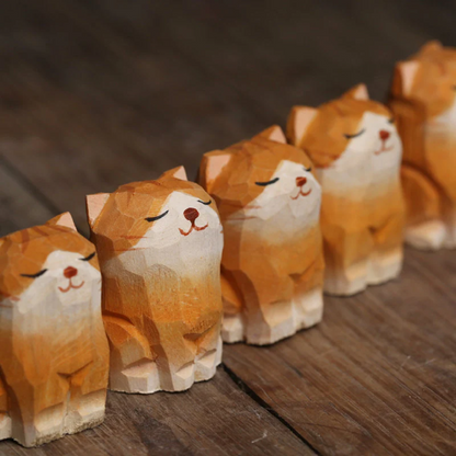 Mascottes de thé 2 chats