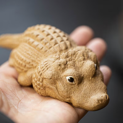 Mascotte de Thé Chien en Argile