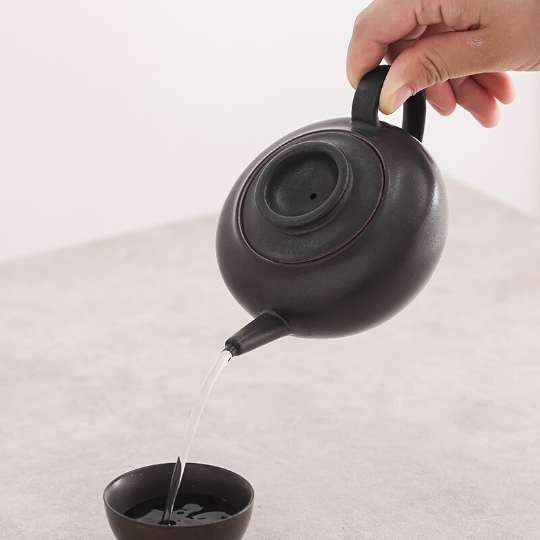 Théières en céramique 200ml noir