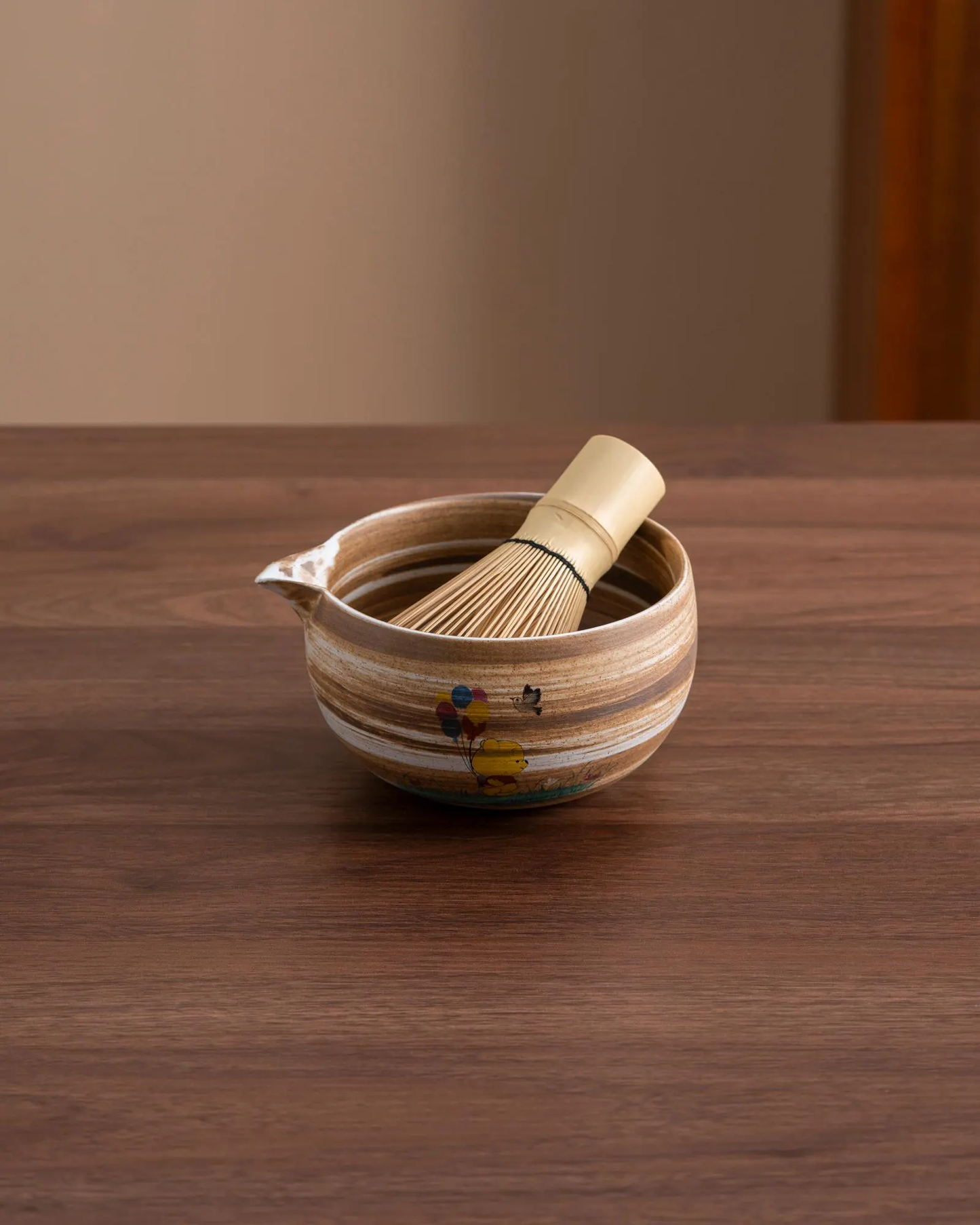 Set Matcha 450ml Floral Petite Taille Cadeau Idéal