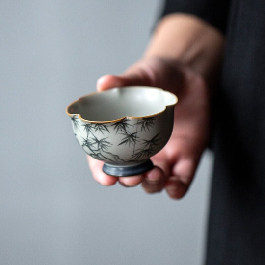 Tasse à thé céramique 65ml Lisse