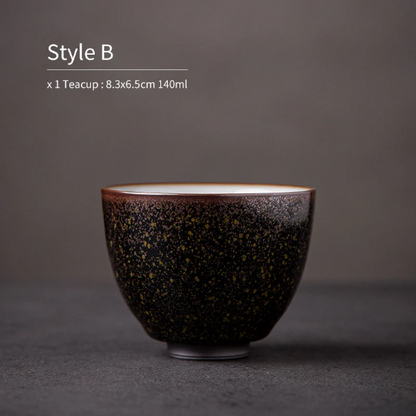 Tasse à thé céramique 130ml Texture Roche
