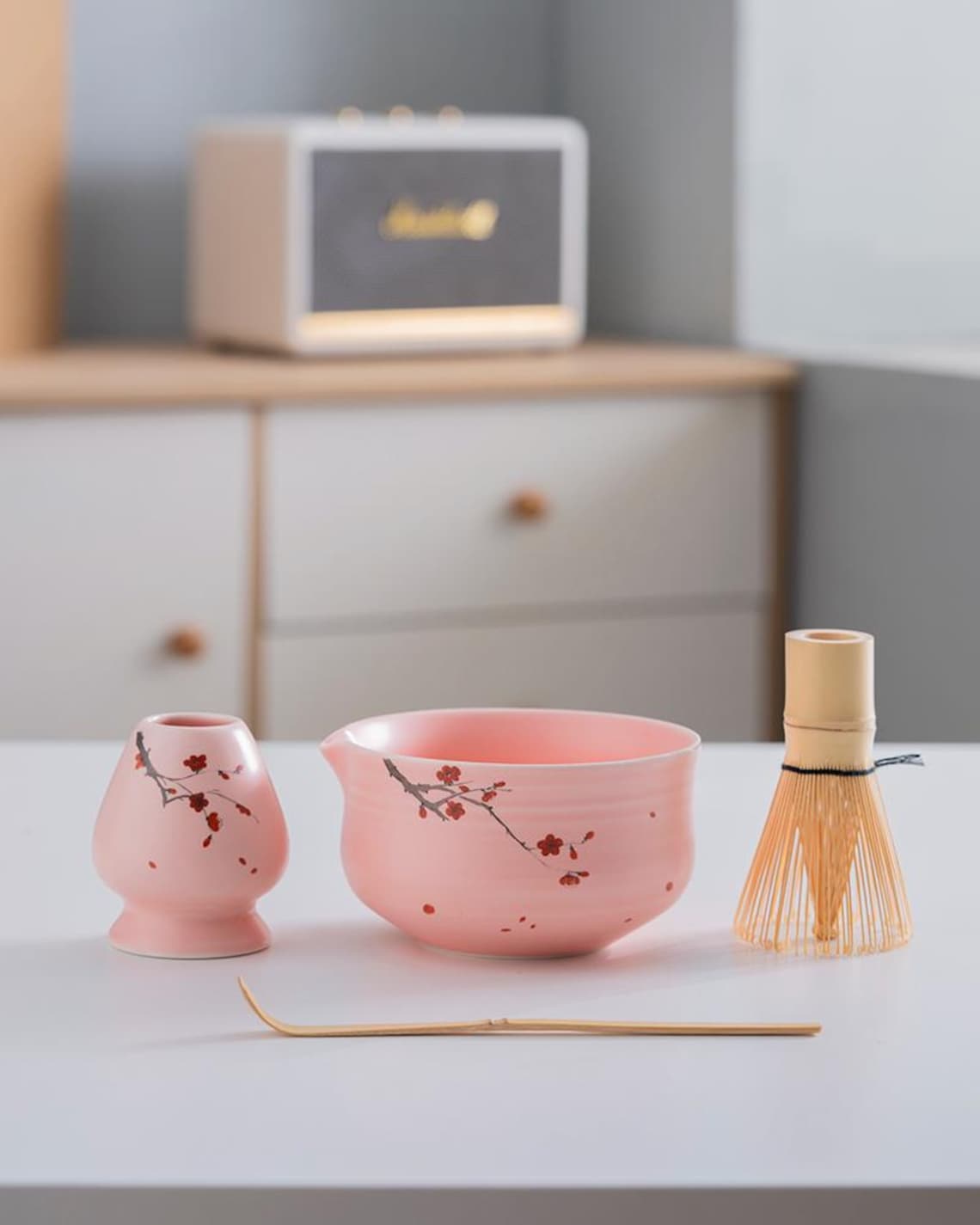 Set de Matcha 540ml Sakura rose