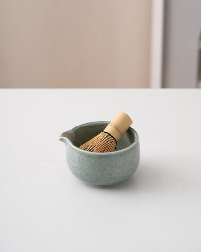 Set de Matcha cristaline bleu 450ml