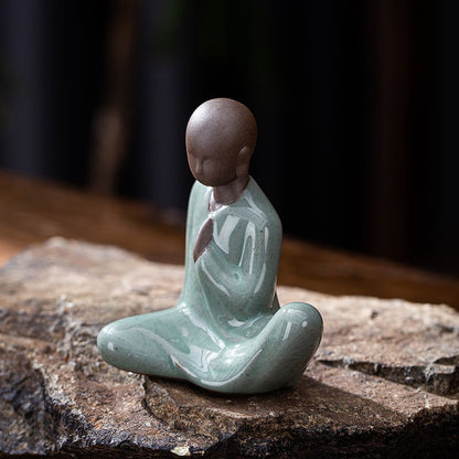 Mascottes de thé Buddha céramique