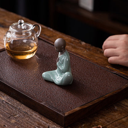 Mascottes de thé Buddha céramique