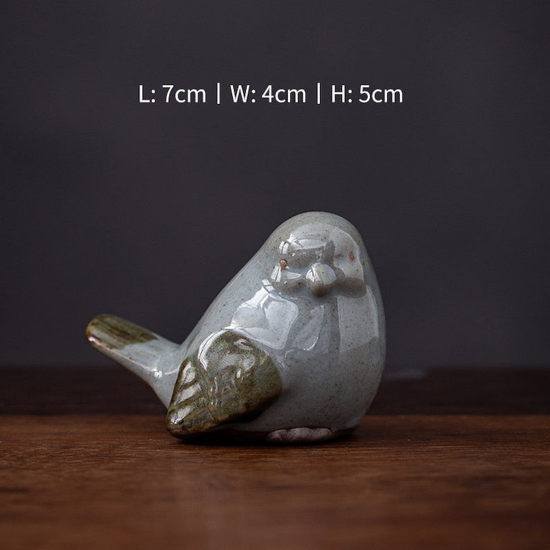 Mascottes de thé 2 oiseaux