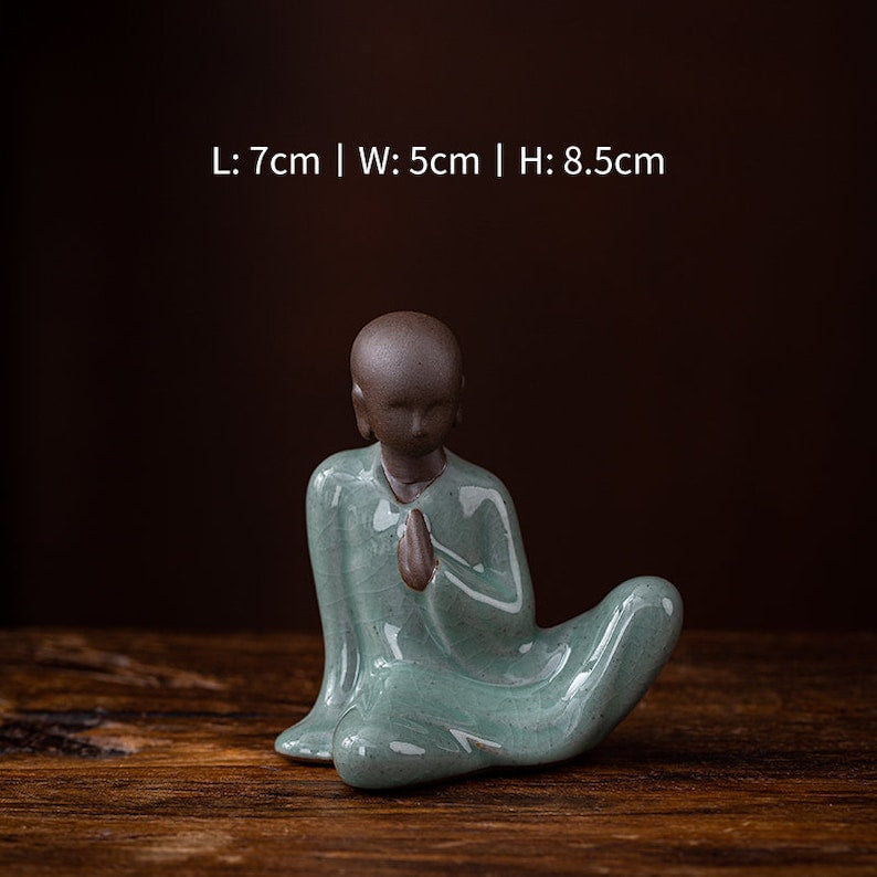 Mascottes de thé Buddha céramique