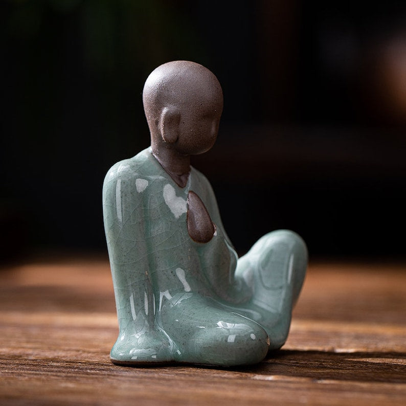 Mascottes de thé Buddha céramique
