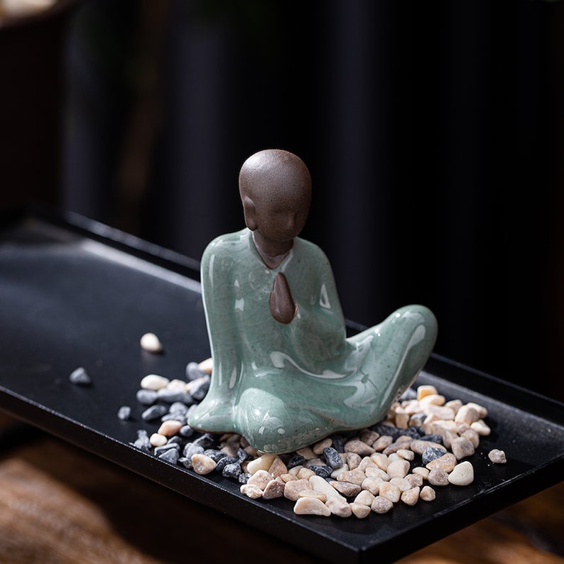 Mascottes de thé Buddha céramique