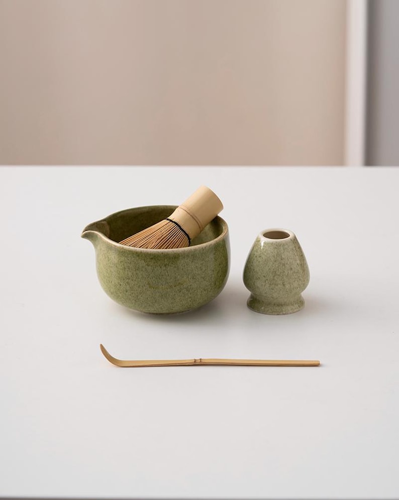 Set de Matcha vert 450ml