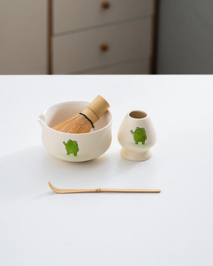 Set Matcha 450ml Bol Céramique Élégant Japonais