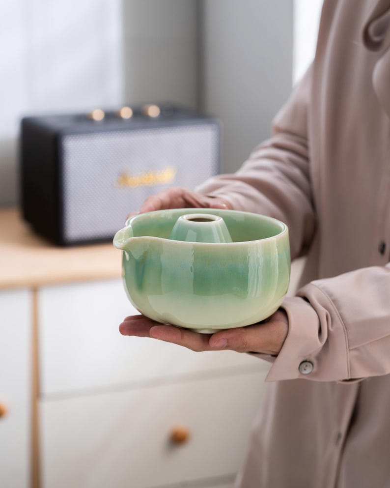 Set de Matcha bleu-vert 450ml