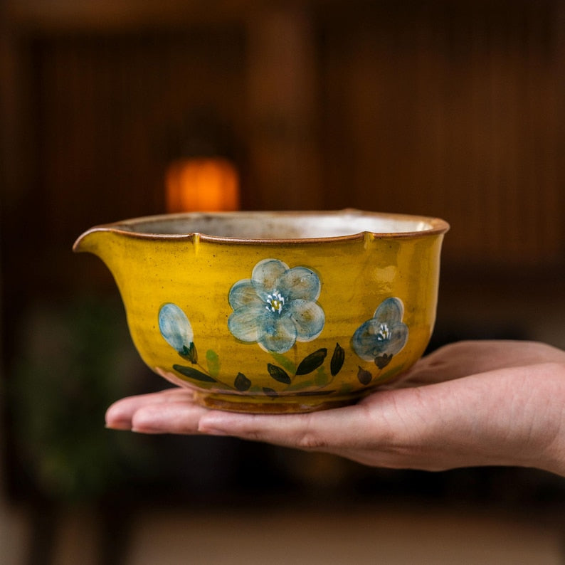 Set Matcha 600ml Beige Crème Épuré Spout Bowl