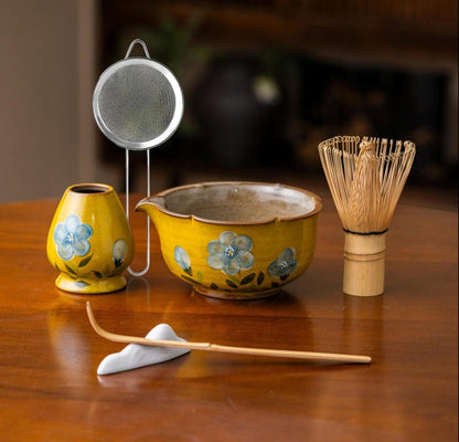 Set Matcha 600ml Beige Crème Épuré Spout Bowl