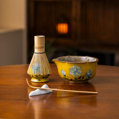 Set Matcha 600ml Beige Crème Épuré Spout Bowl