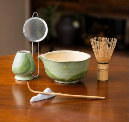 Set Matcha 600ml Bol Grand Format Antidébordement