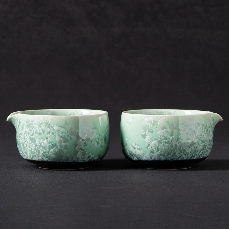 Set de Matcha cristaline 450ml vert