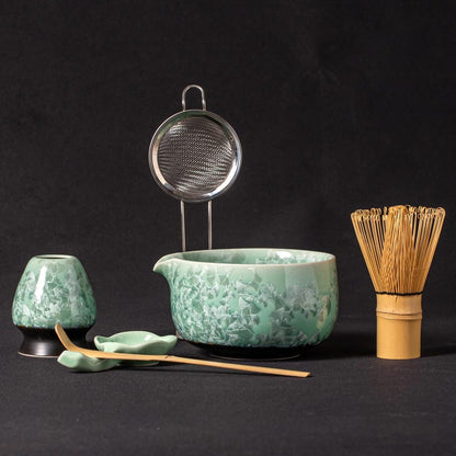 Set de Matcha cristaline 450ml vert