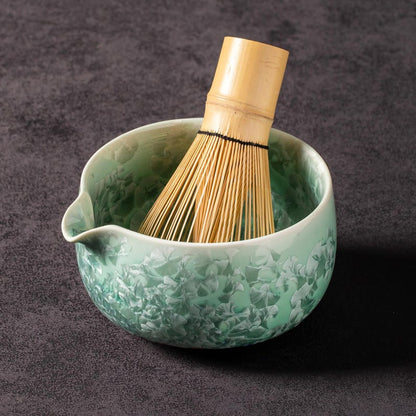 Set de Matcha cristaline 450ml vert
